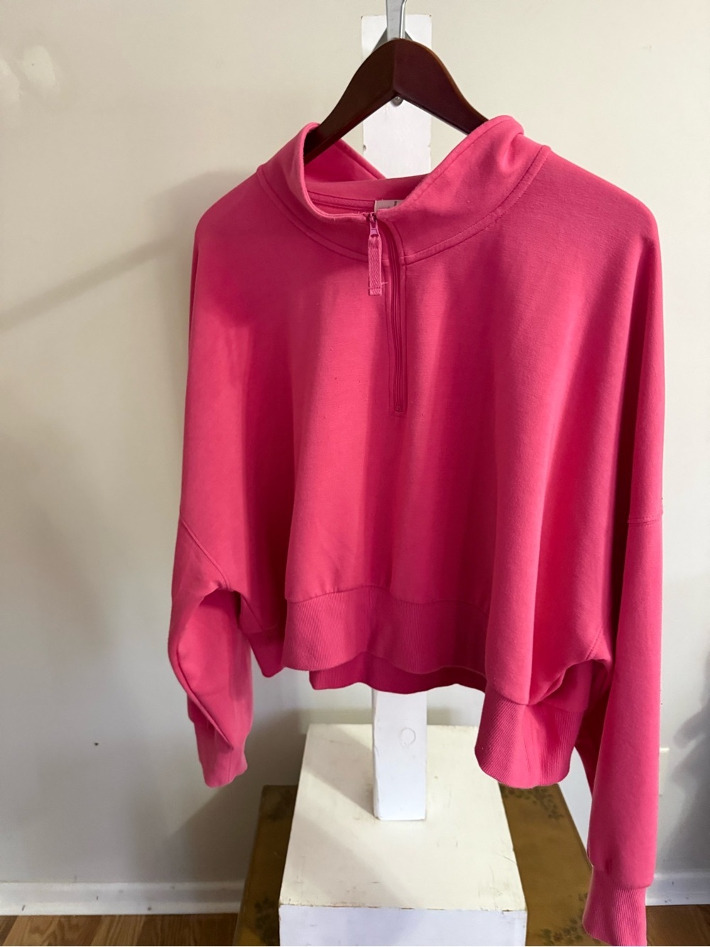Simply Southern 1/4 Zip Cropped Sweatshirt